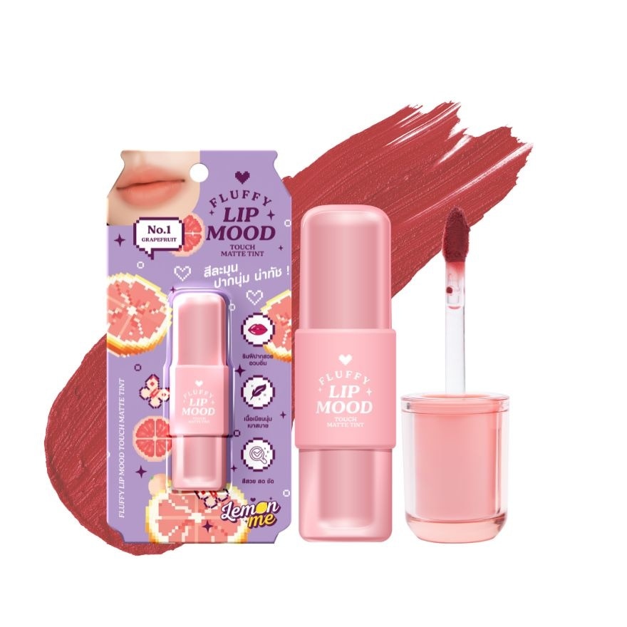Lemon Me Fluffy Lip Mood Tint 01 - 05 Strawberry