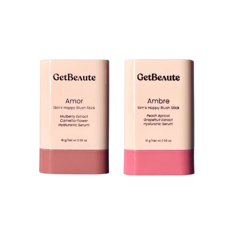 GetBeaute Value Pack Skin's Happy Blush Stick 16g. Amor + Ambre