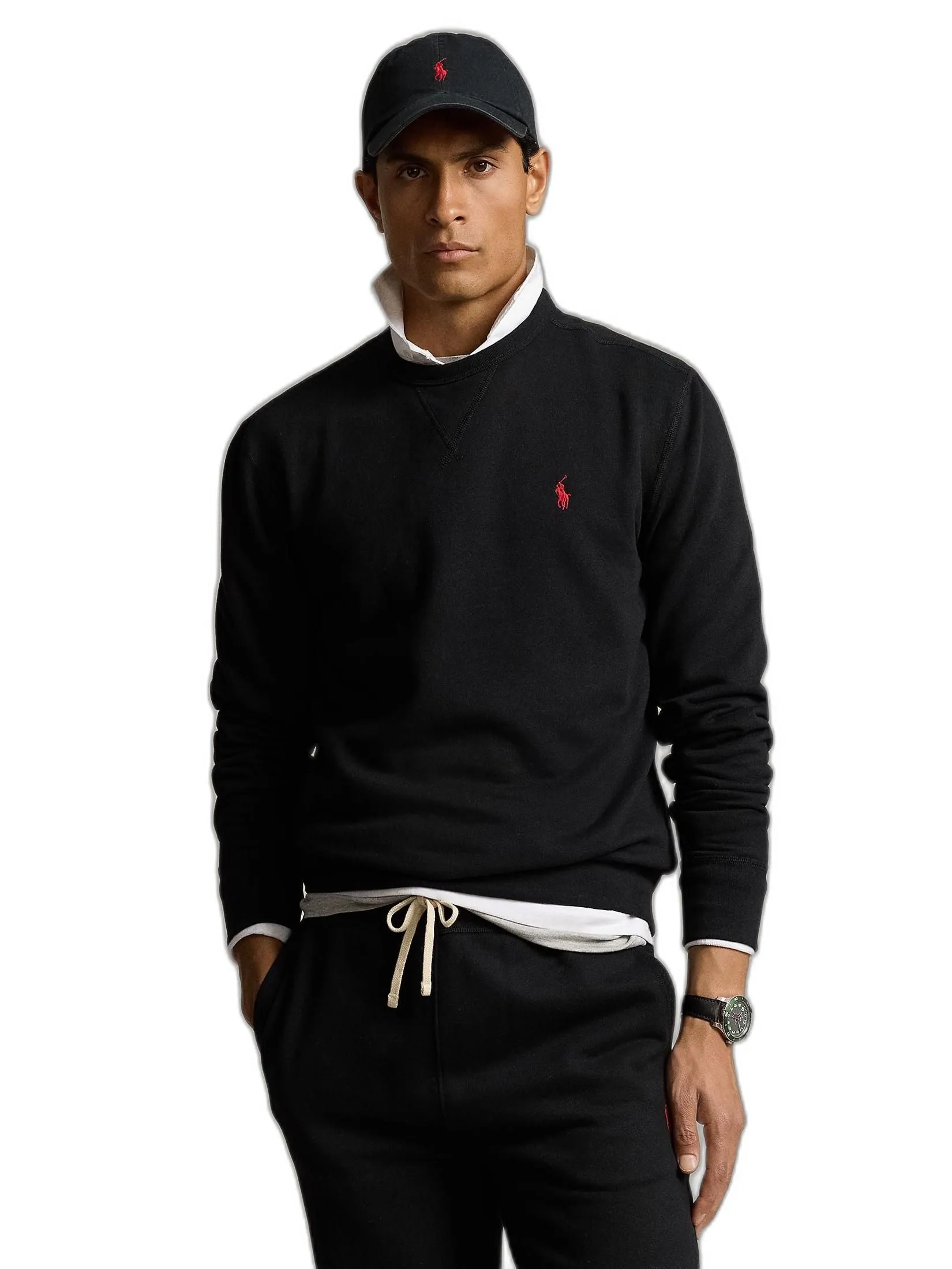 POLO RALPH LAUREN Men Pullover-The RL Fleece Sweatshirt MNPOKNI16820266-Black