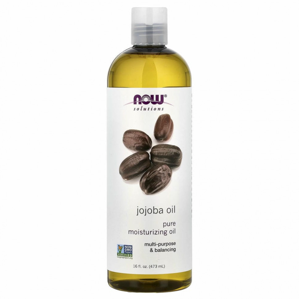 NOW Foods, Решения, масло жожоба, 473 мл