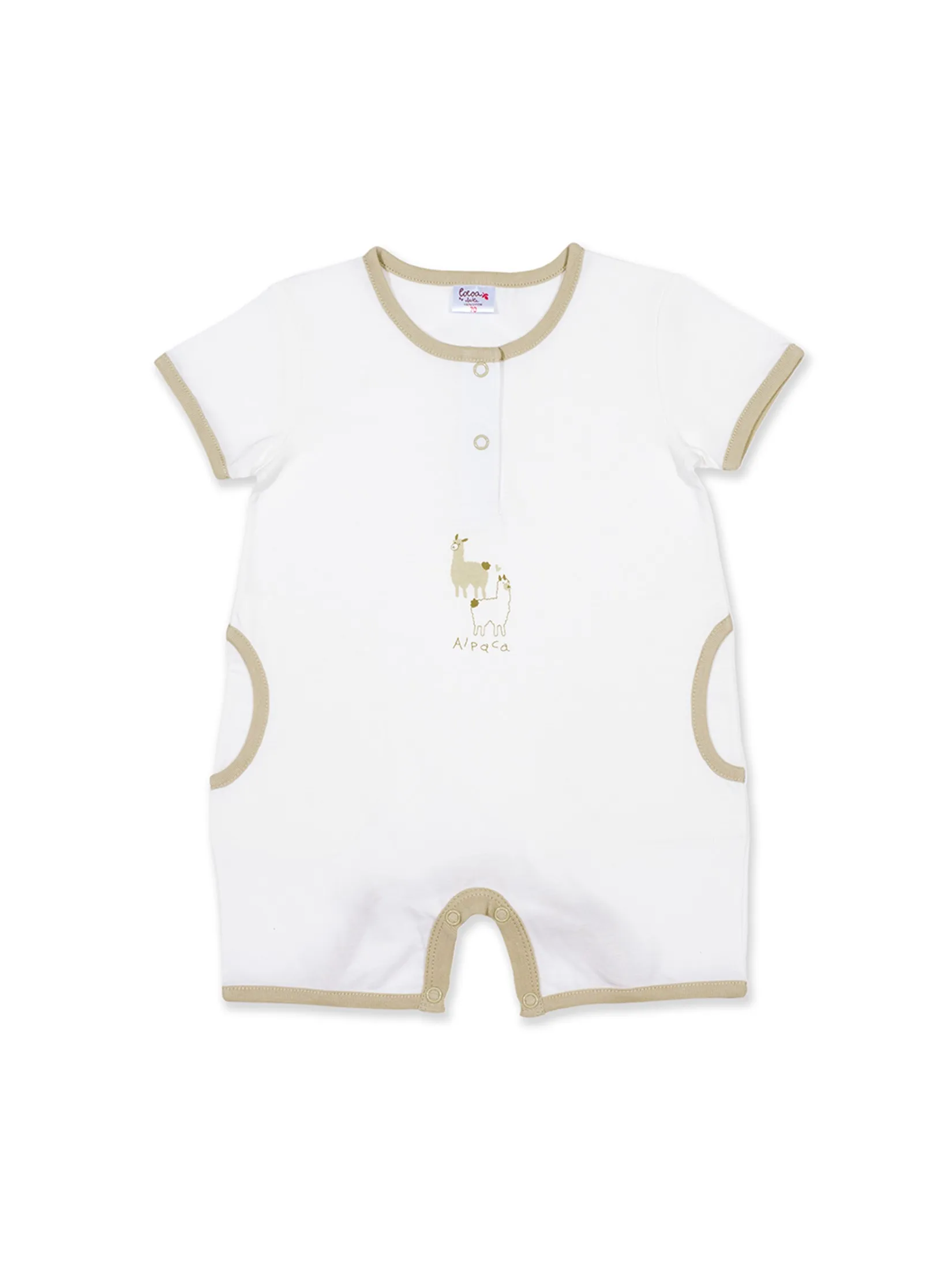 AUKA Brown,Short Bodysuit,Auka Cocoa Alpaca.