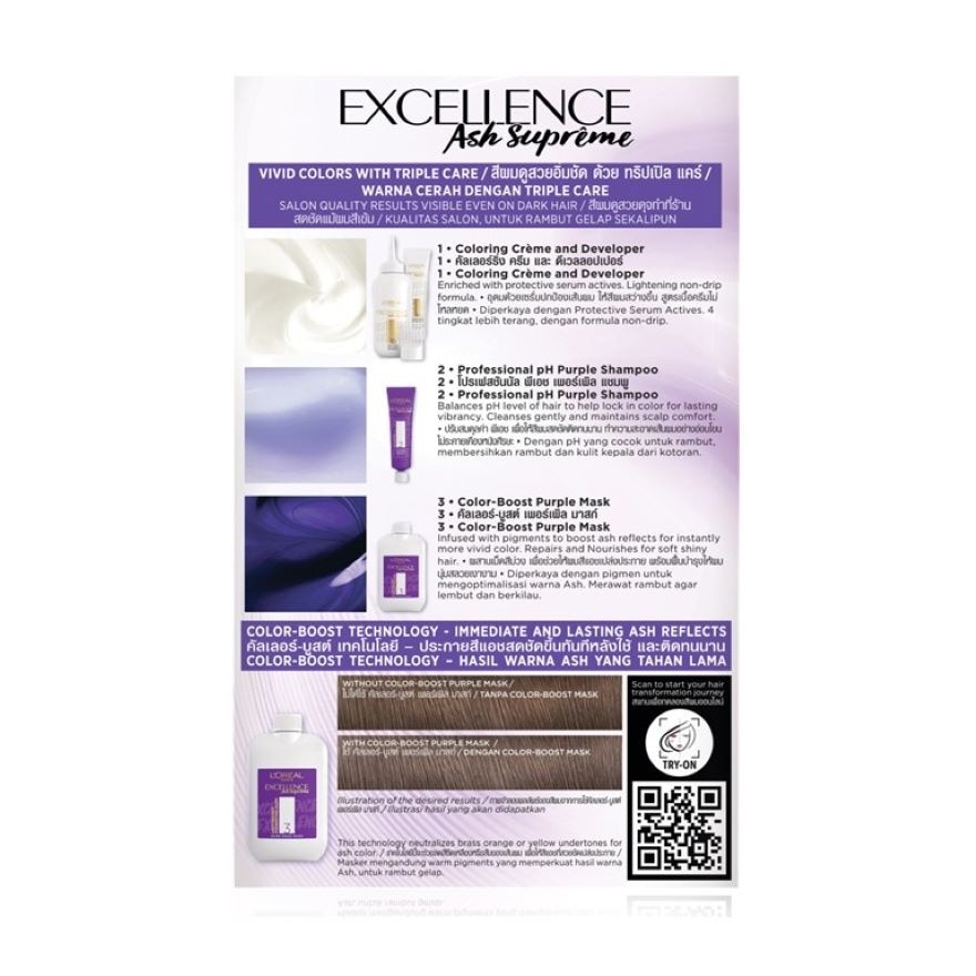 L'Oreal Paris Excellence Ash Supreme 9.11 Silver Ash