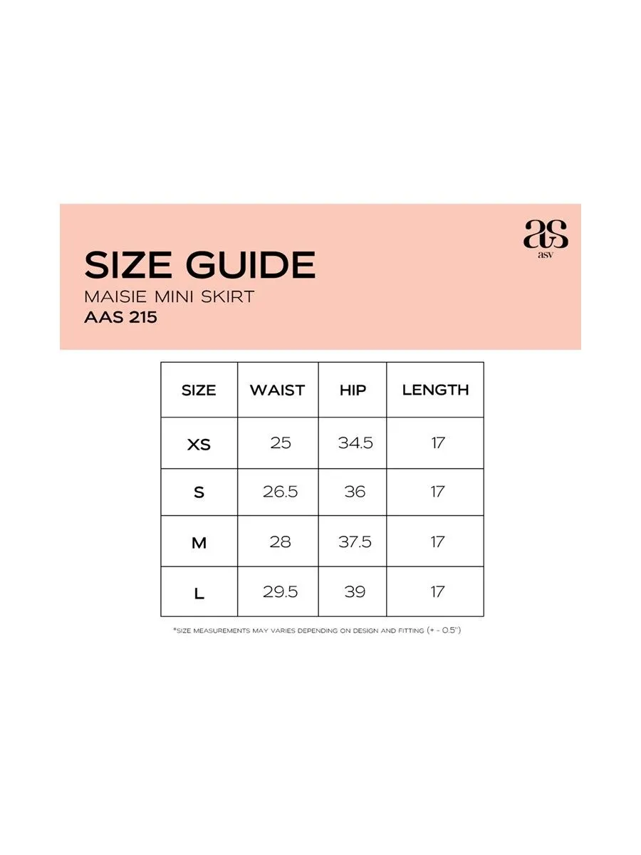 ASV (AW23) Maisie Women Mini Skirt Blue