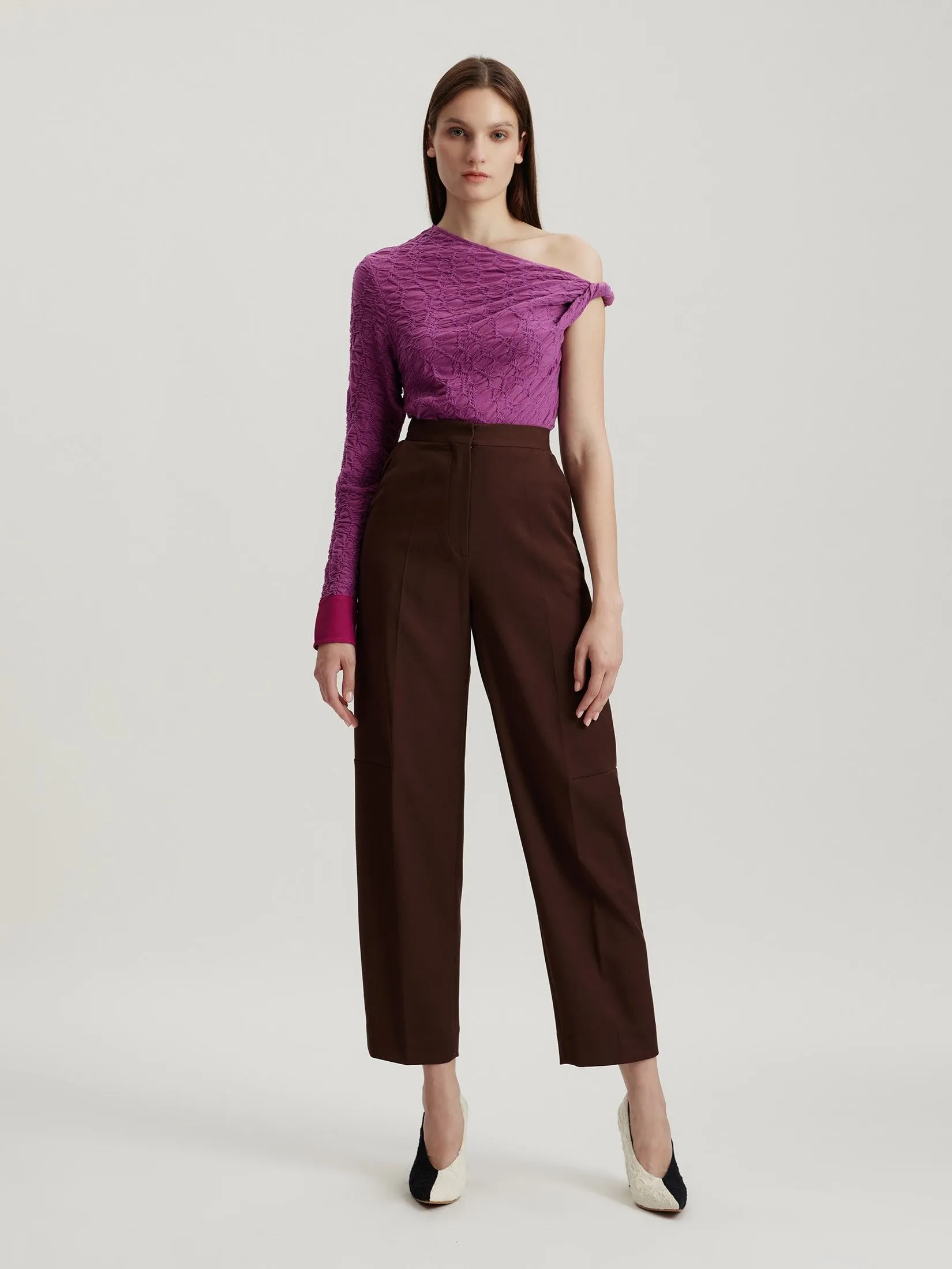 ASAVA (AW24) Wrenley Women Cropped Pants Brown