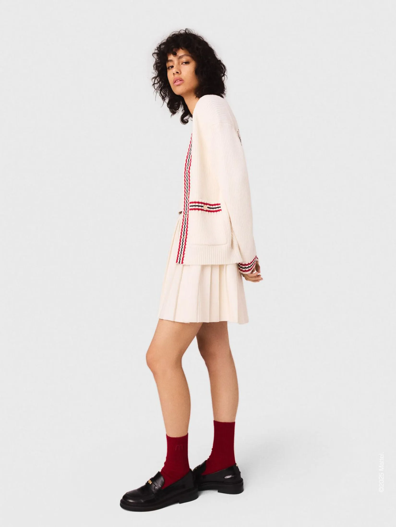 MAJE Women Cardigan Embroidered Longline