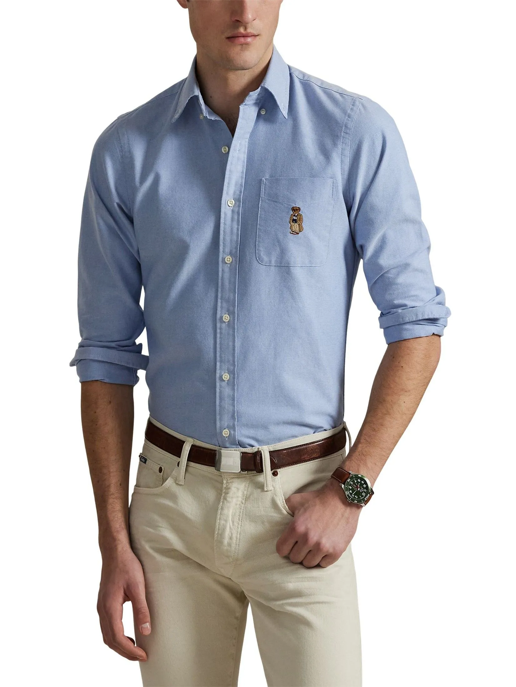 POLO RALPH LAUREN Shirt Men MNPOWOV16824448 Blue