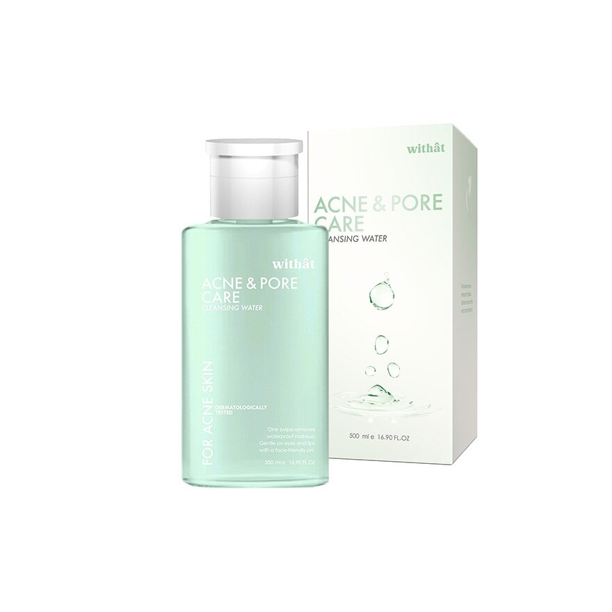 Withat Acne  Pore Care Cleansing Water 500ml.
