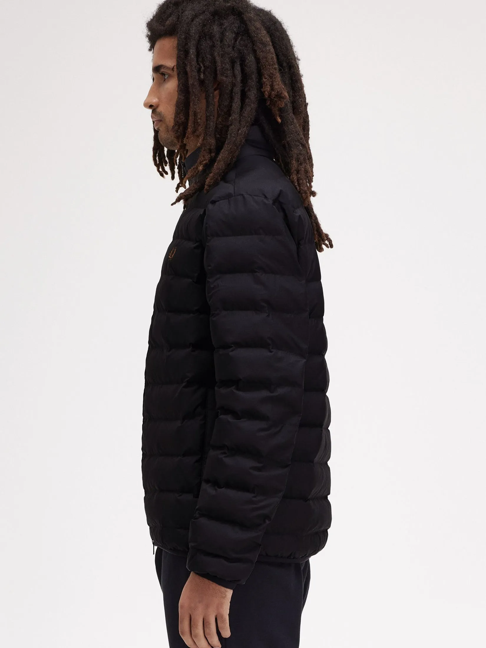 FRED PERRY Men INSULATED JACKET Black