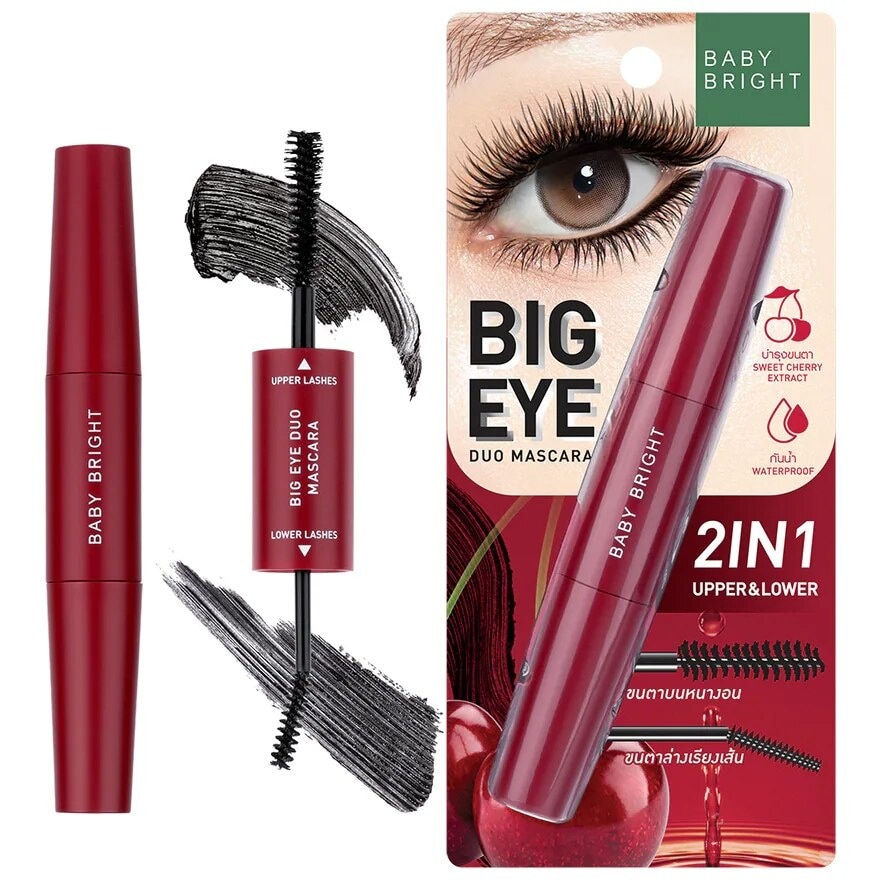 Baby Bright Big Eye Duo Mascara 8g. Black - Black