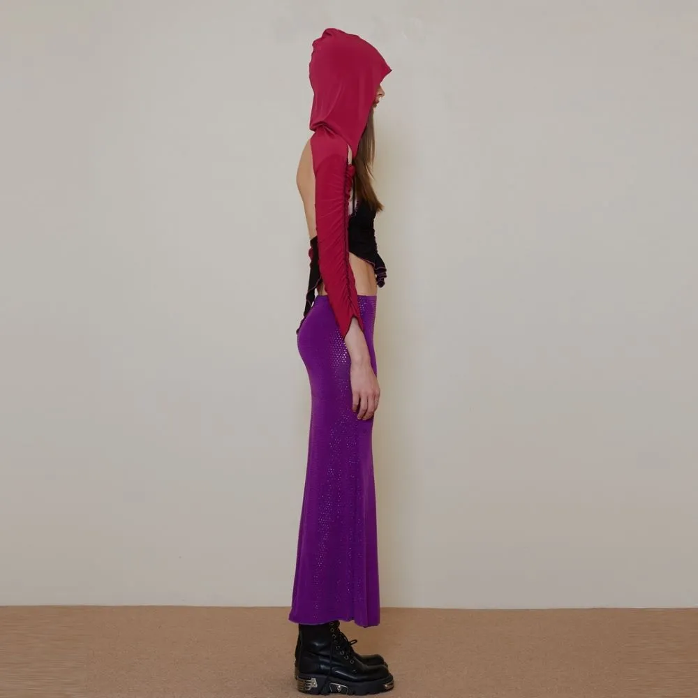 BLACKDOG BKK Purple Mirror ball skirt