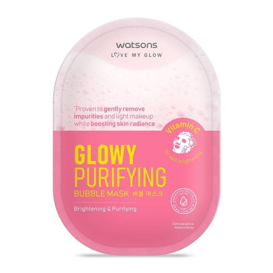 Watsons Glowy Purifying Bubble Mask 1sheet.
