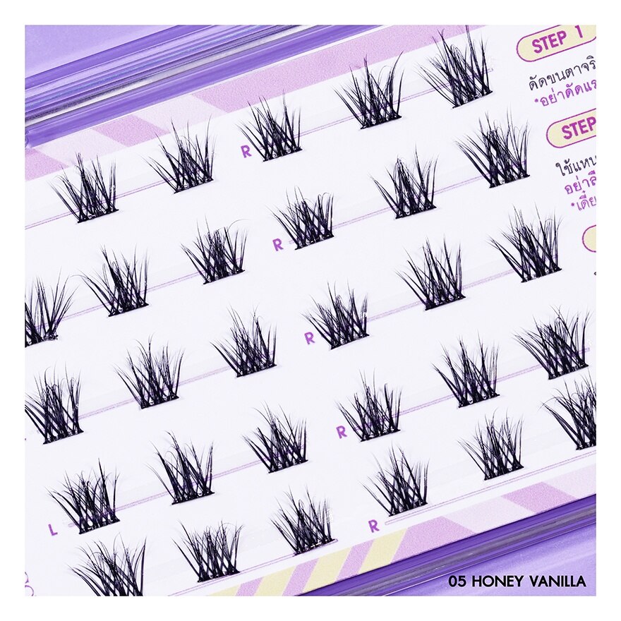 Cosluxe Winky Eyes Bubble Gum 3D Eyelashes 30pcs. 05 Honey Vanilla