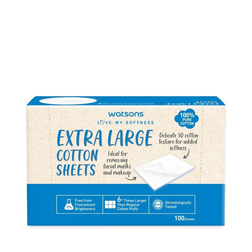 Watsons Extra Large Cotton Sheets 100 sheets.