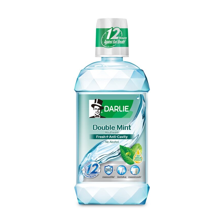 Darlie Mouthwash Double Mint 500 Ml. - Blue
