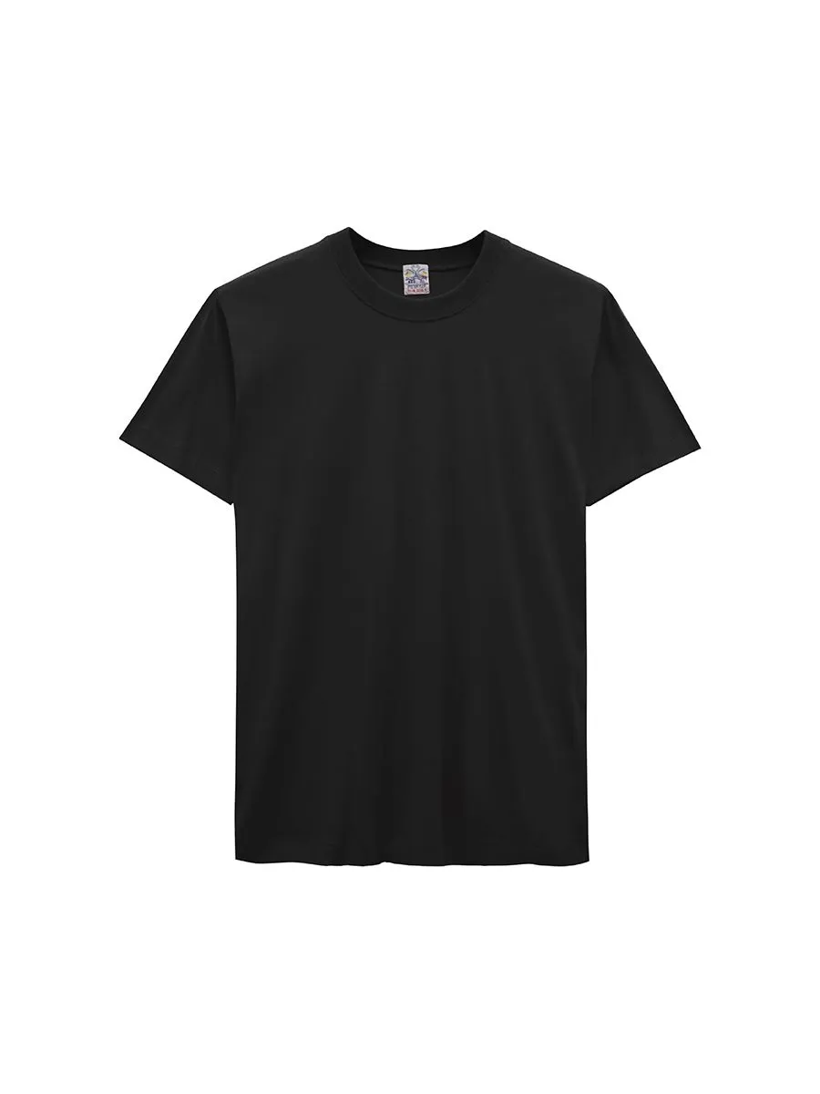 DOUBLE GOOSE Double goose black classic crew neck T-shirt
