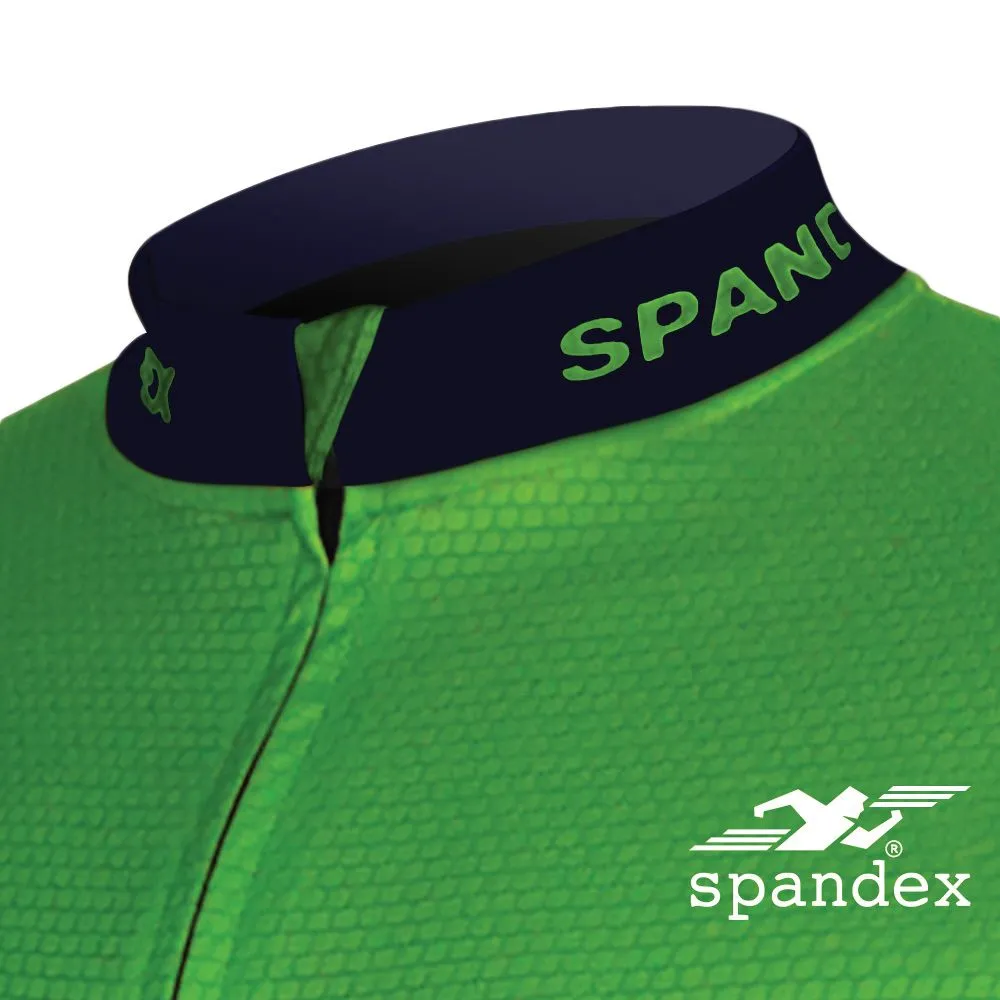 SPANDEX Green/Blue-CL002-Cycling Long Sleeve
