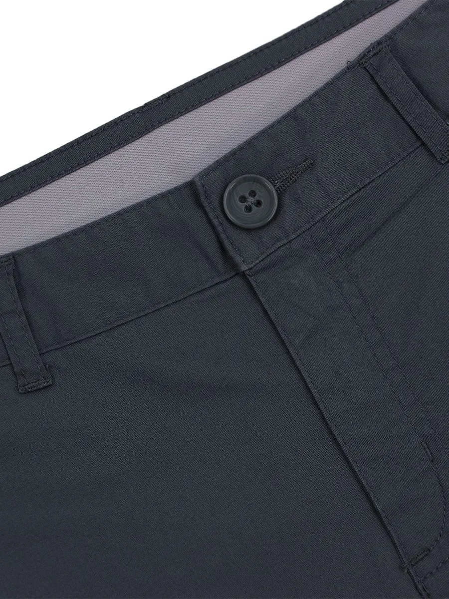 GIORDANO Women's Twill Regular Audrey Pants (180 Elastic Waistband) Deciduoos green grey