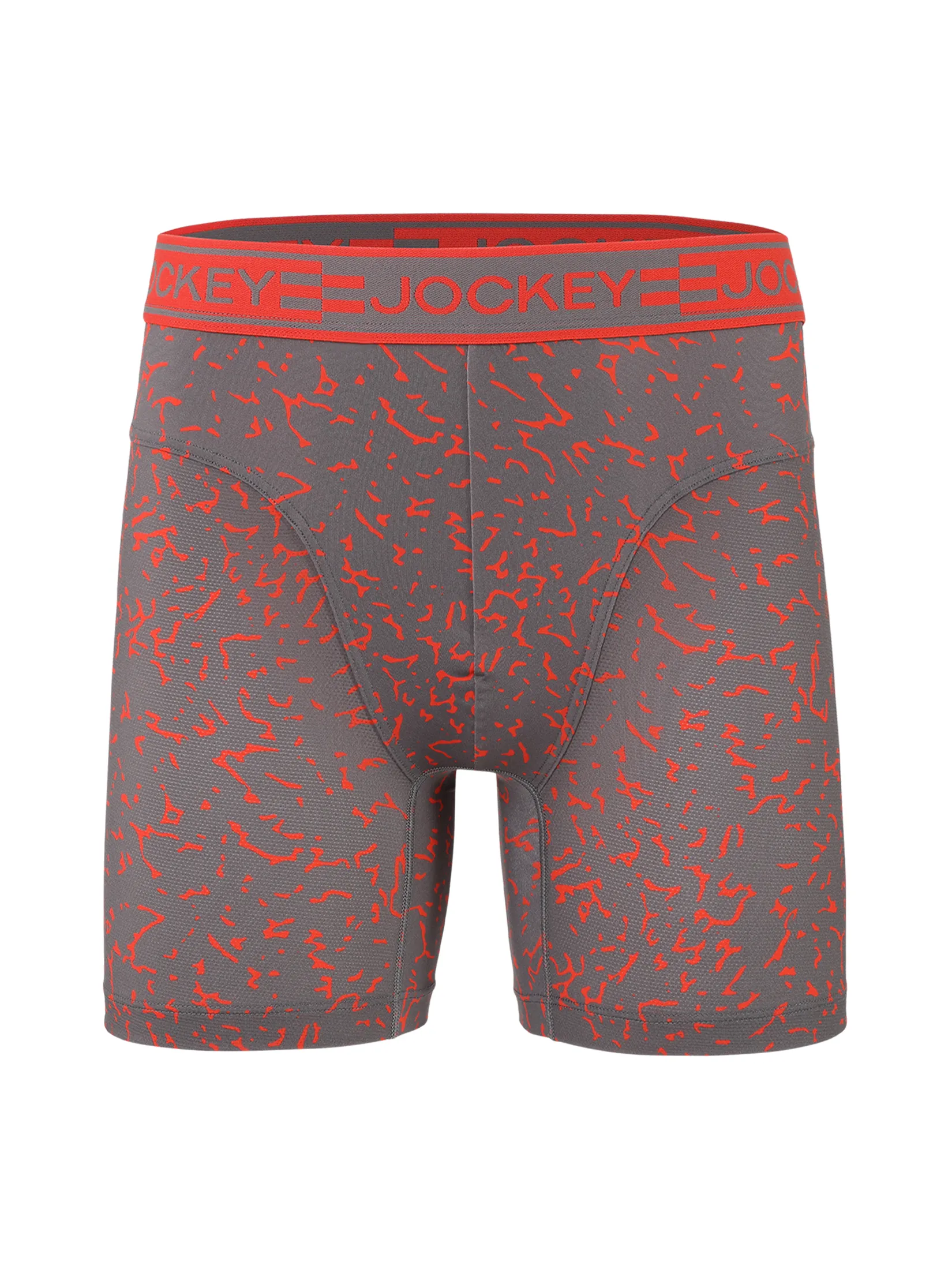 JOCKEY UNDERWEAR Men s SPORT MICROFIBER ACTIVE BOXER TRUNK ORANGE