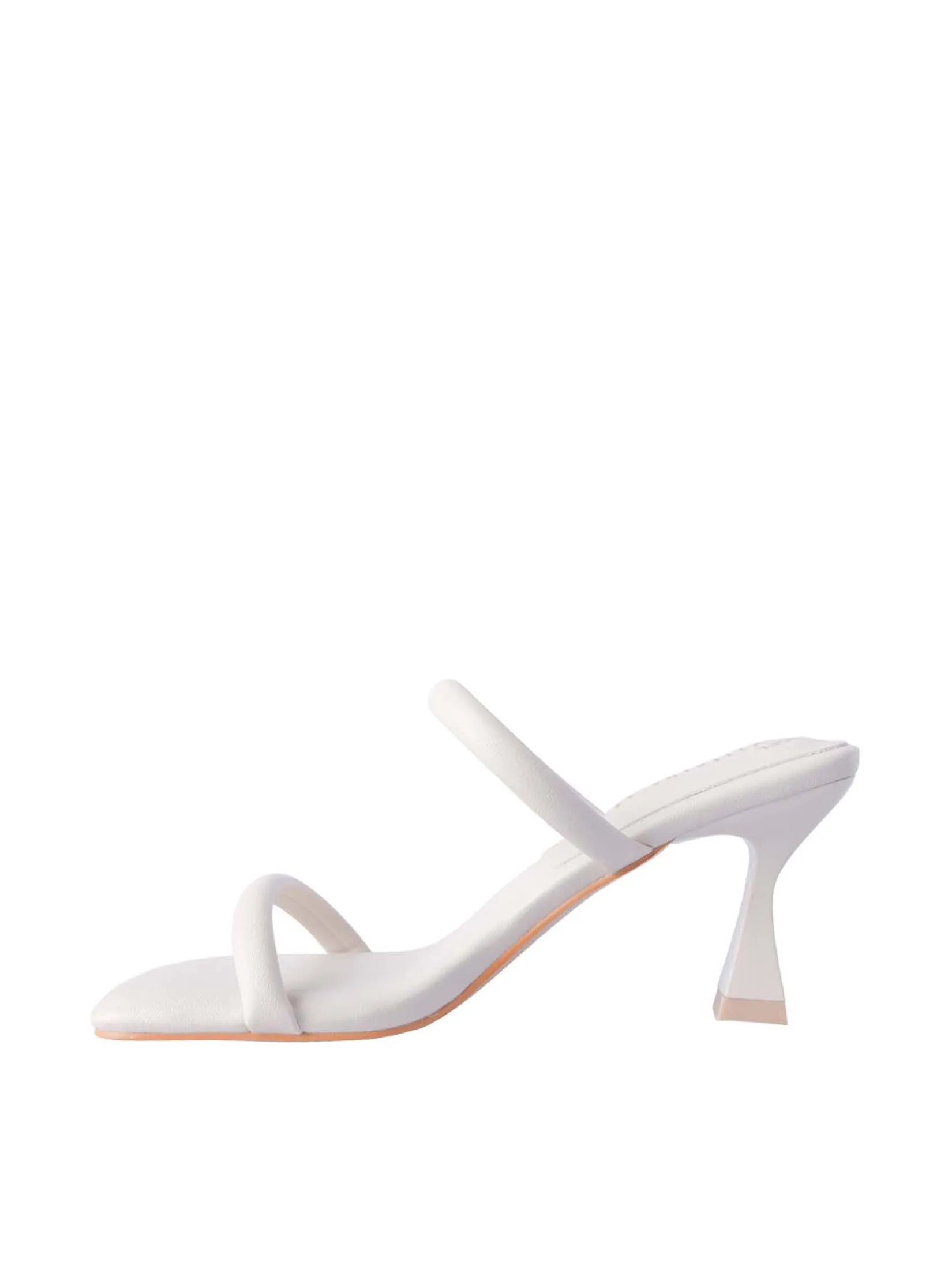 VILLAINS SF HOSTA Women's Comfort Heeled Sandals WHITE