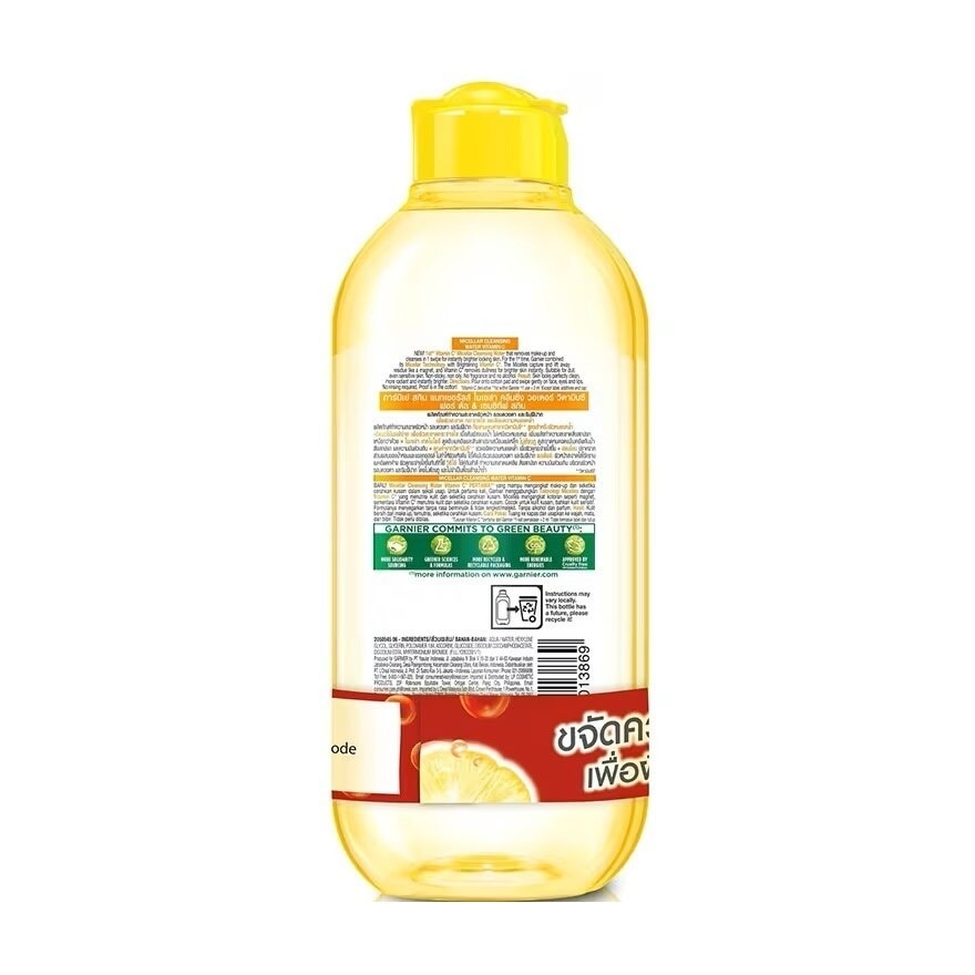 Garnier Skin Naturals Micellar Cleansing Water Vitamin C 400 Ml.Twin Pack
