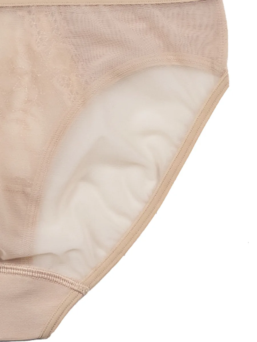 ELLE LINGERIE UNDERWEAR BIKINI LOWRISE LU2758BE BEIGE