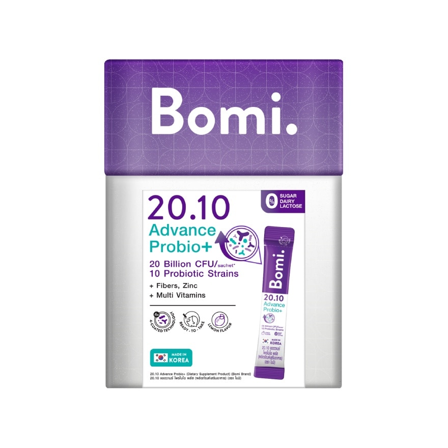 Bomi 20.10 Advance Probio+ Lemon Flavor 14 Sachets