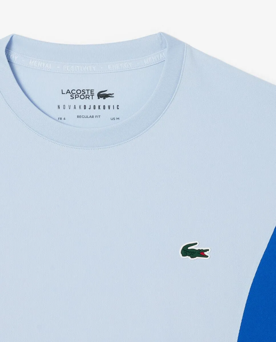LACOSTE Lacoste Tennis x Novak Djokovic T-Shirt Light Blue
