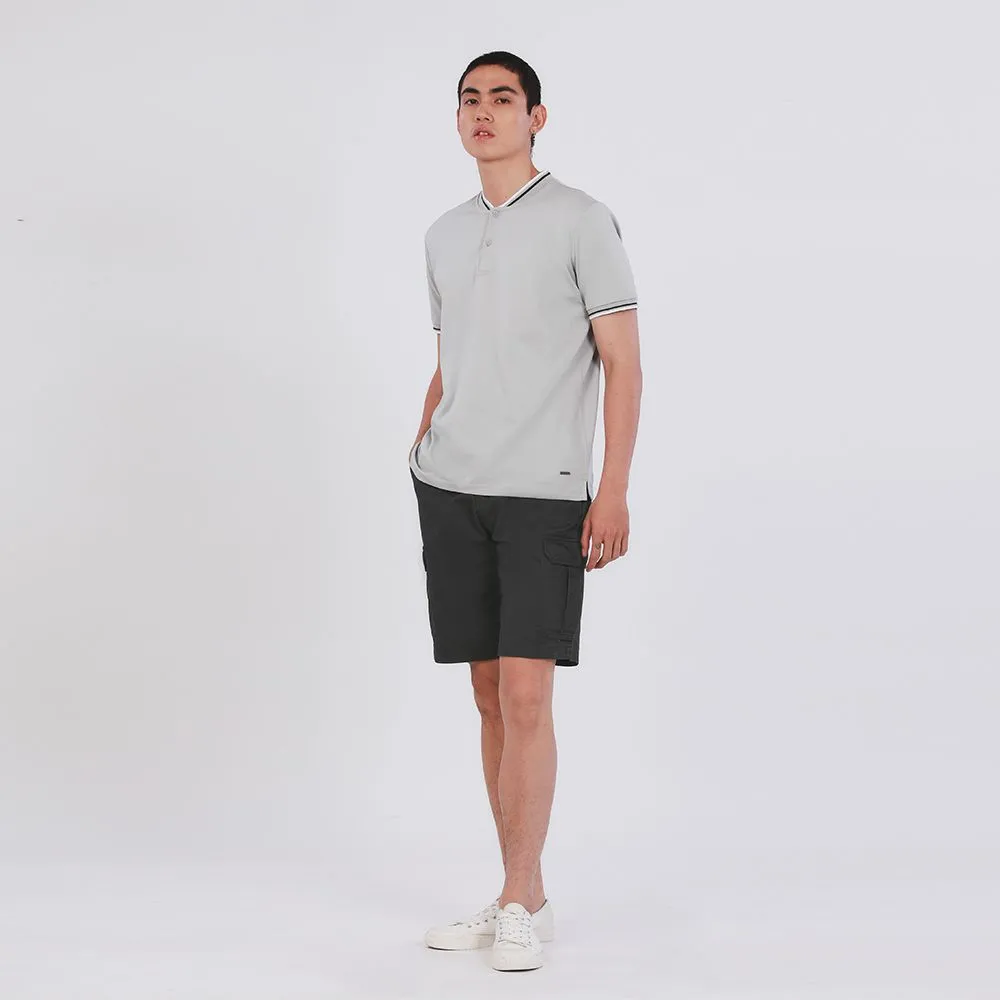 JOHN HENRY Men's Polo (Slim Fit) ESSENTIALS Grey