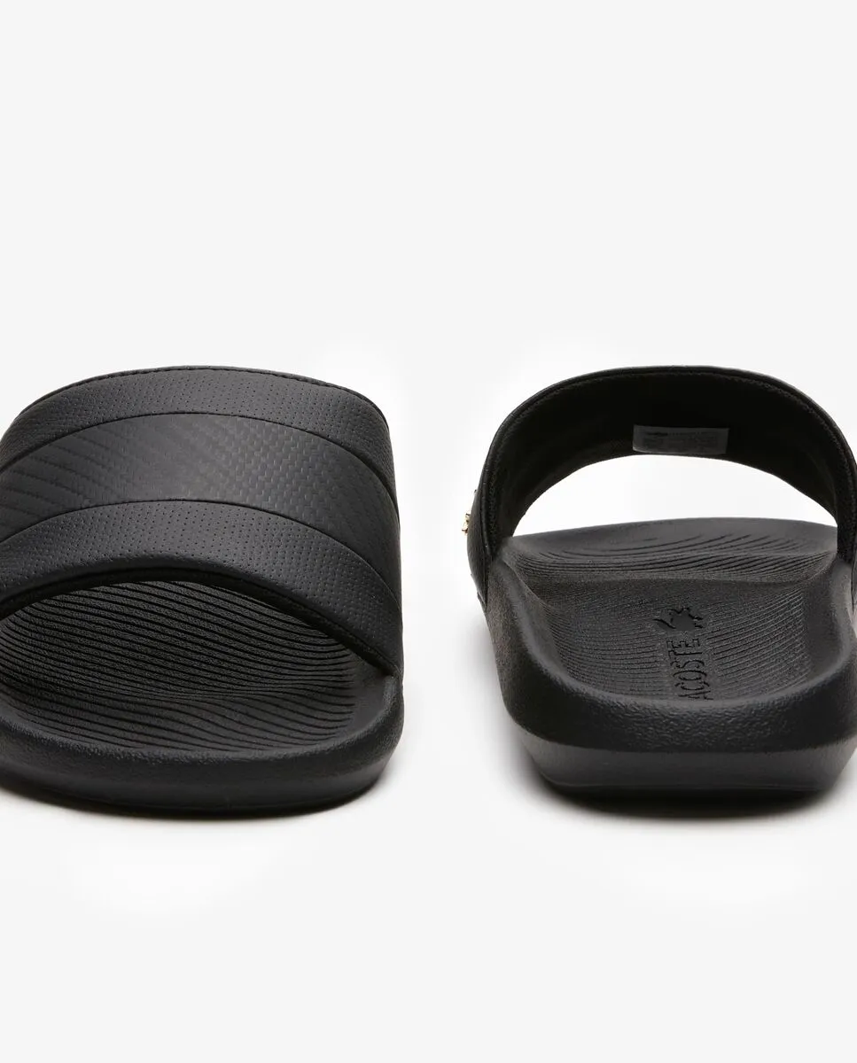 LACOSTE Men’s Serve Slide Hybrid Black