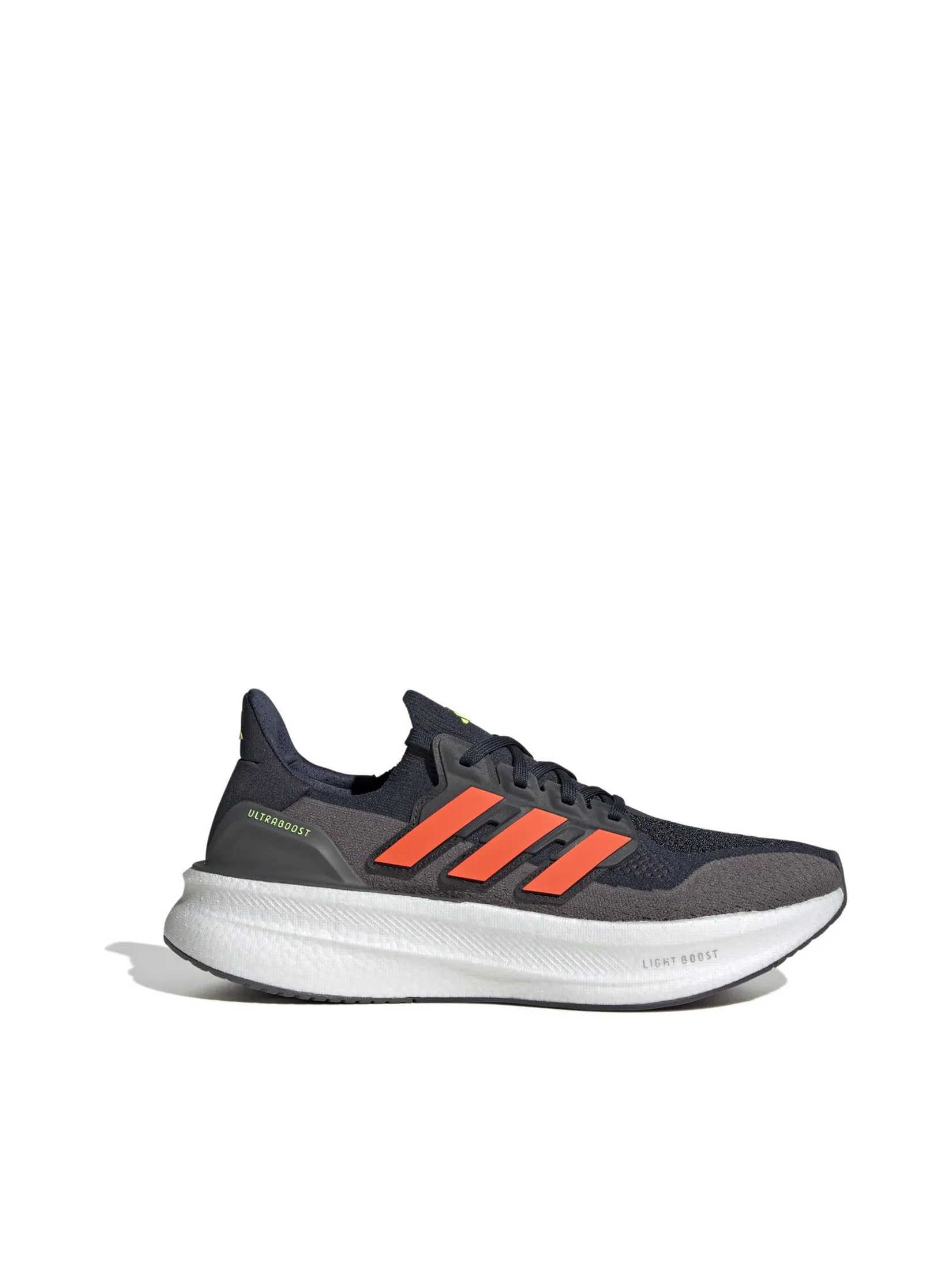 ADIDAS Men Running Shoes Ultraboost 5 Aurora Ink / Impact Orange / Lucid Lemon