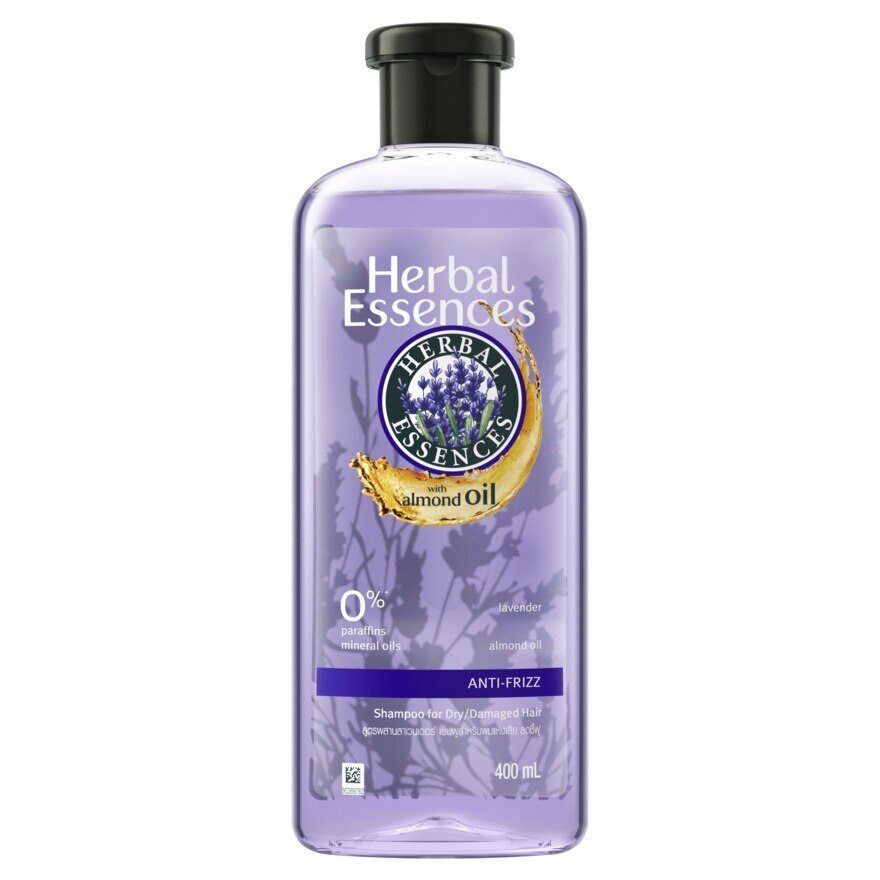 Herbal Essences Shampoo Lavender Anti Frizz 400 Ml. แชมพูผมแห้งเสีย ลดผมชี้ฟู