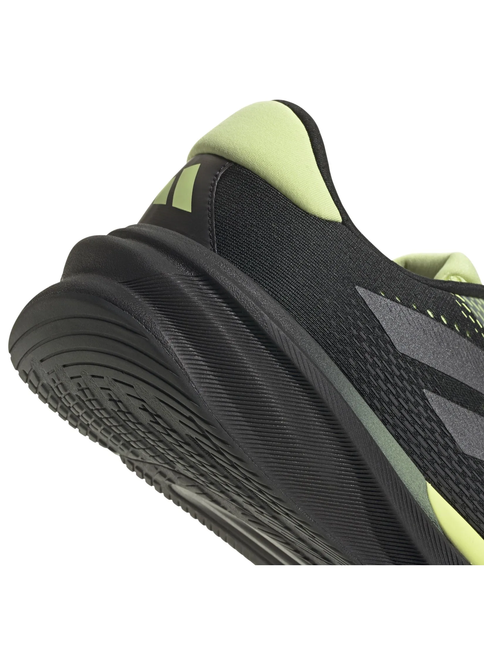 ADIDAS Men Running Shoes Supernova Stride 2 JI1419 Core Black / Iron Met / Pulse Lime