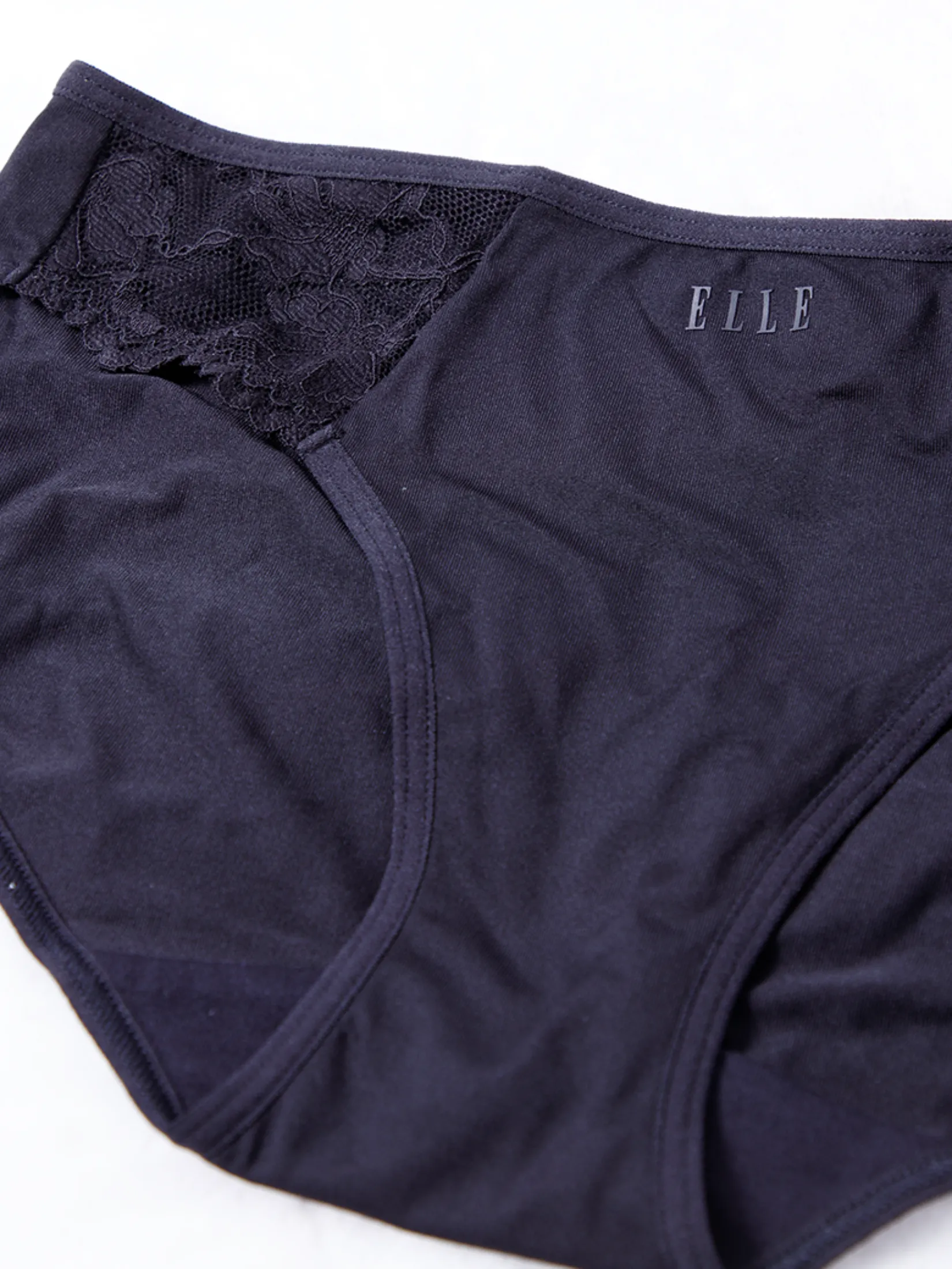 ELLE LINGERIE Bikini Lowrise Panty LU2888 - Black