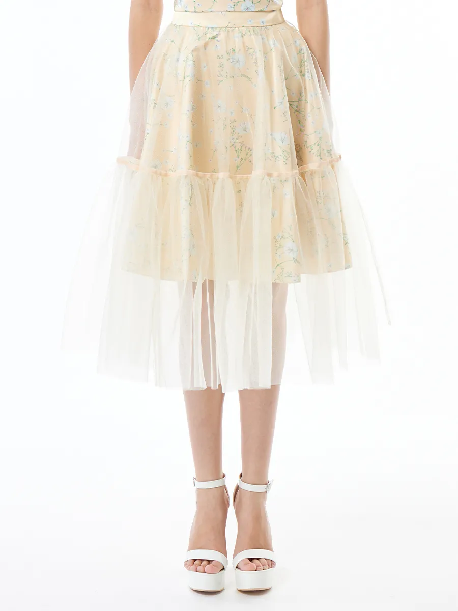 ICONIC WOMEN YELLOW MADDIE SKIRT