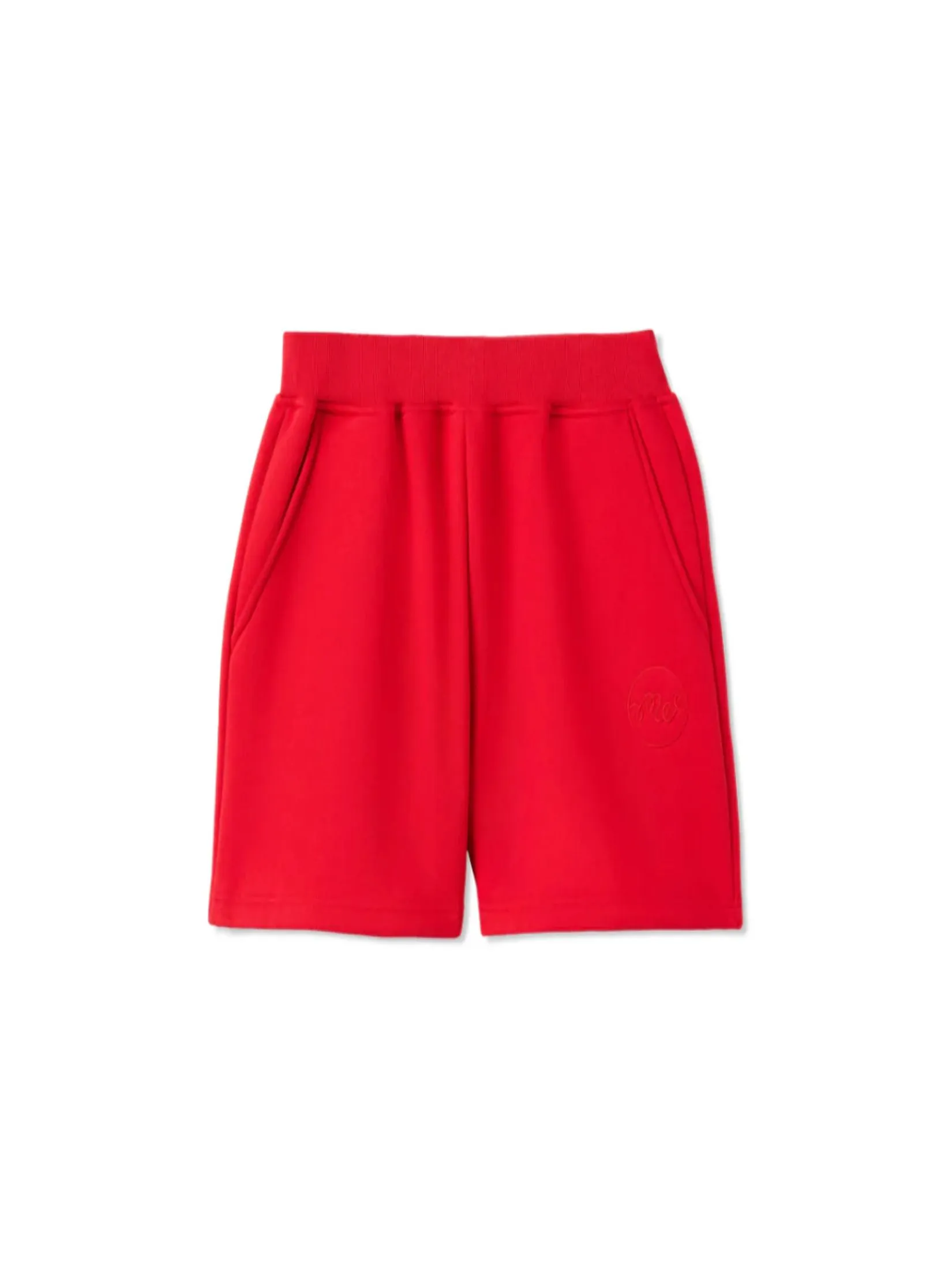 MALBON GOLF BILLIE SWEATSHORTS IN RED