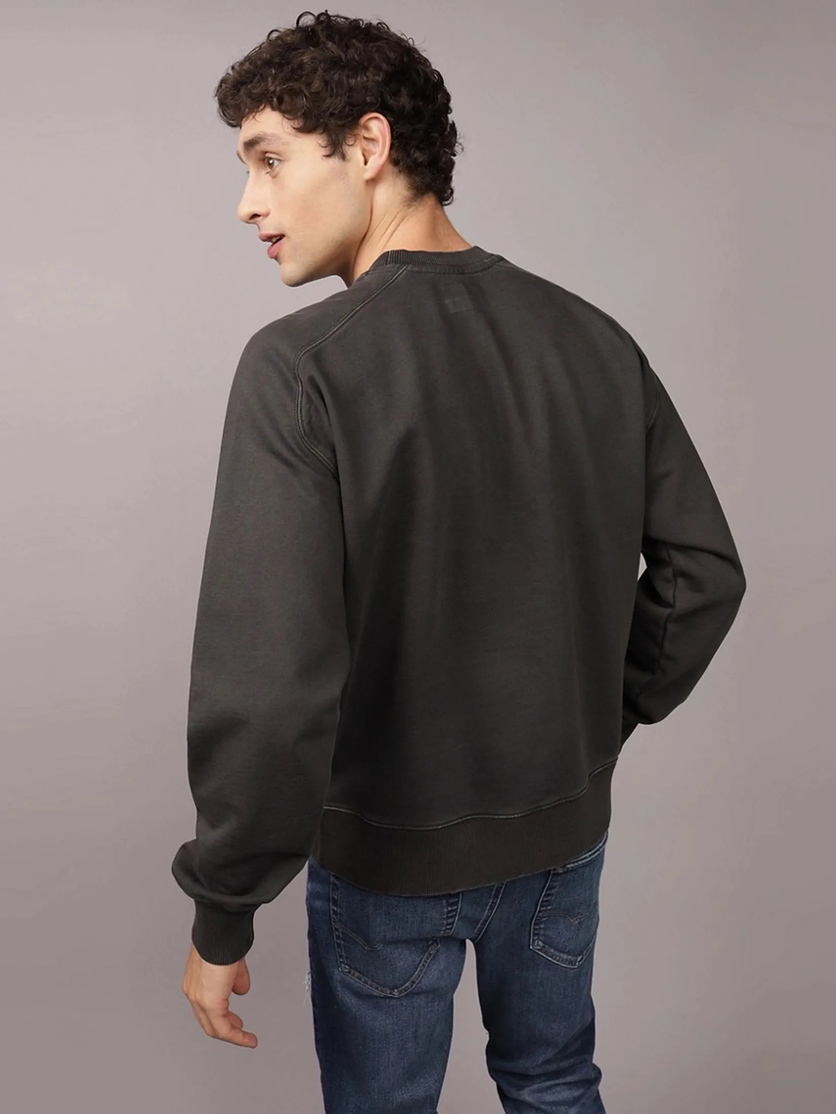 AMERICAN EAGLE MEN 2329 INTL UTILITY CREWNECK 020 GRAY