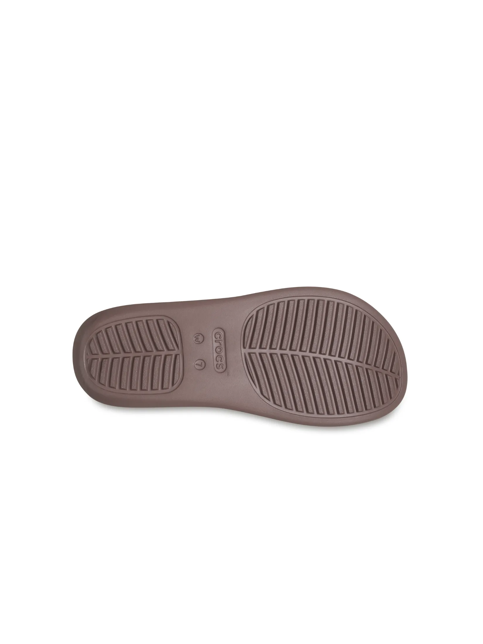CROCS WOMEN'S GETAWAY PLATFORM TOE LOOP - TRUFFLE