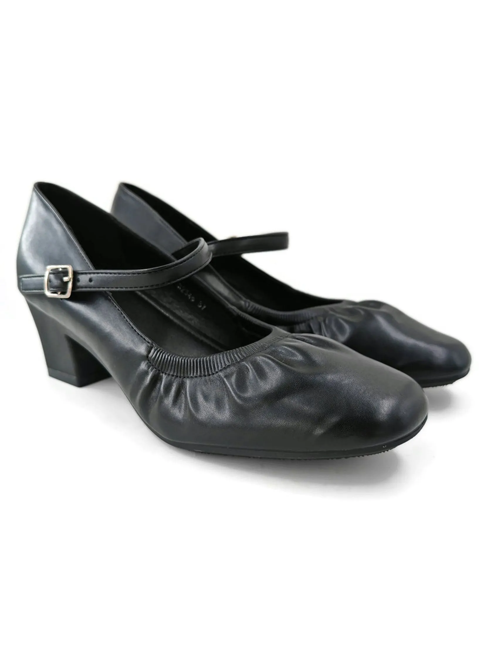 KLIN Woman Blocked Heel Pumps Style Black