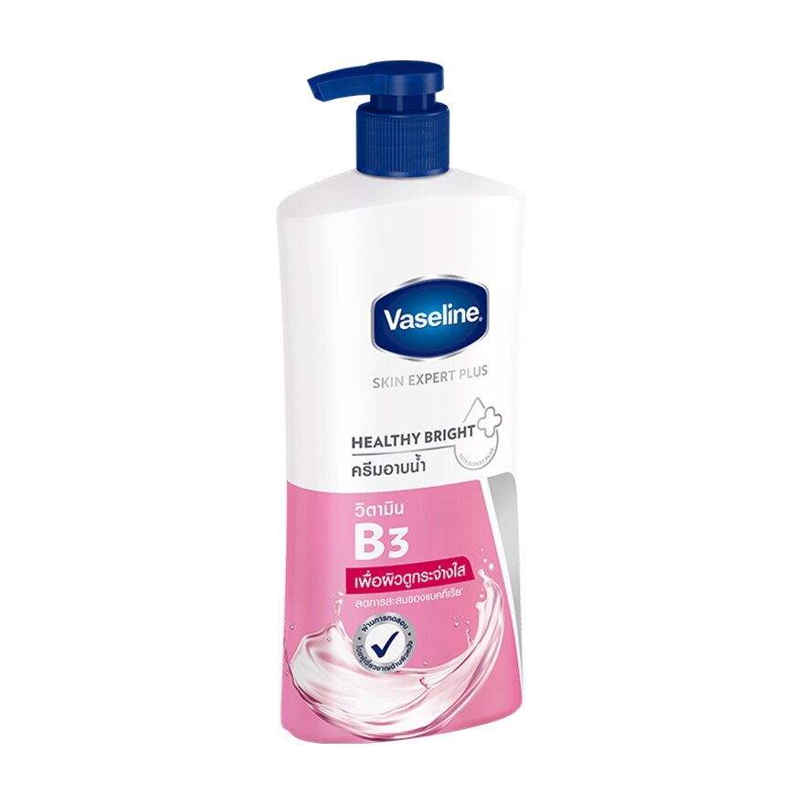 Vaseline Body Wash Skin Expert Plus Healthy Bright 430 Ml. ครีมอาบน้ำ