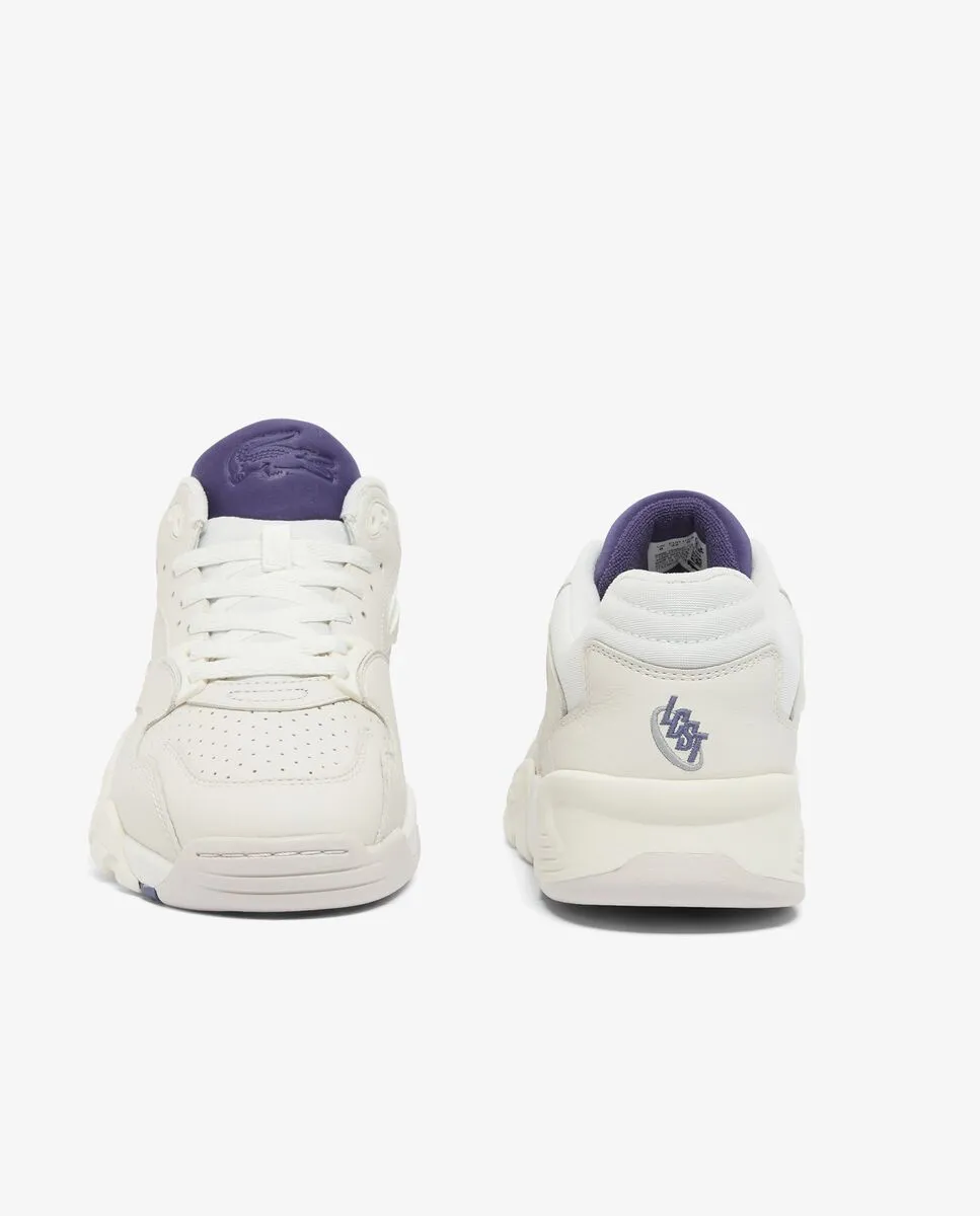LACOSTE Men’s Game Trainer Leather Sneakers White
