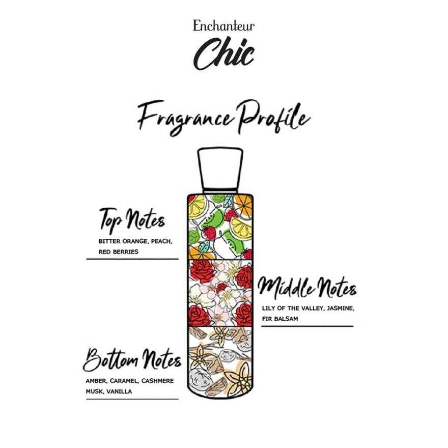 Enchanteur Chic Glitter Girl Eau De Scent 25ml.