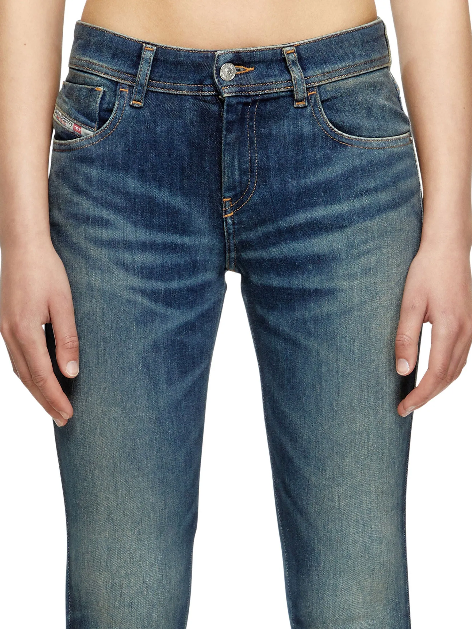 DIESEL Jeans Pants Women 2017 SLANDY L.30 TROUSERS Blue