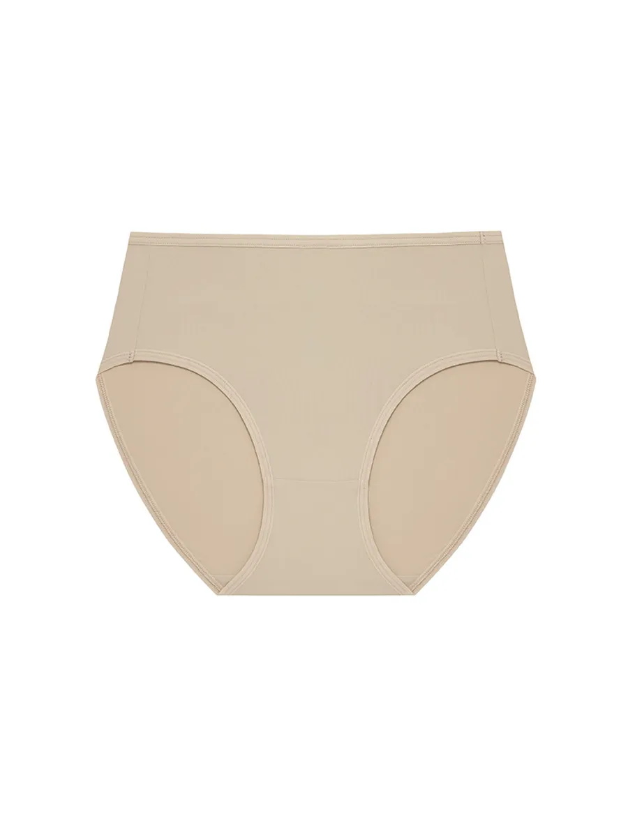 SABINA Fresh Up Mid Waisted Panty - Sand