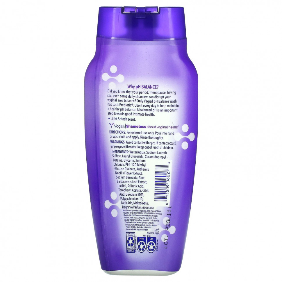 Vagisil, pH Balance, ежедневное средство для интимной гигиены, 354 мл (12 жидк. унций)