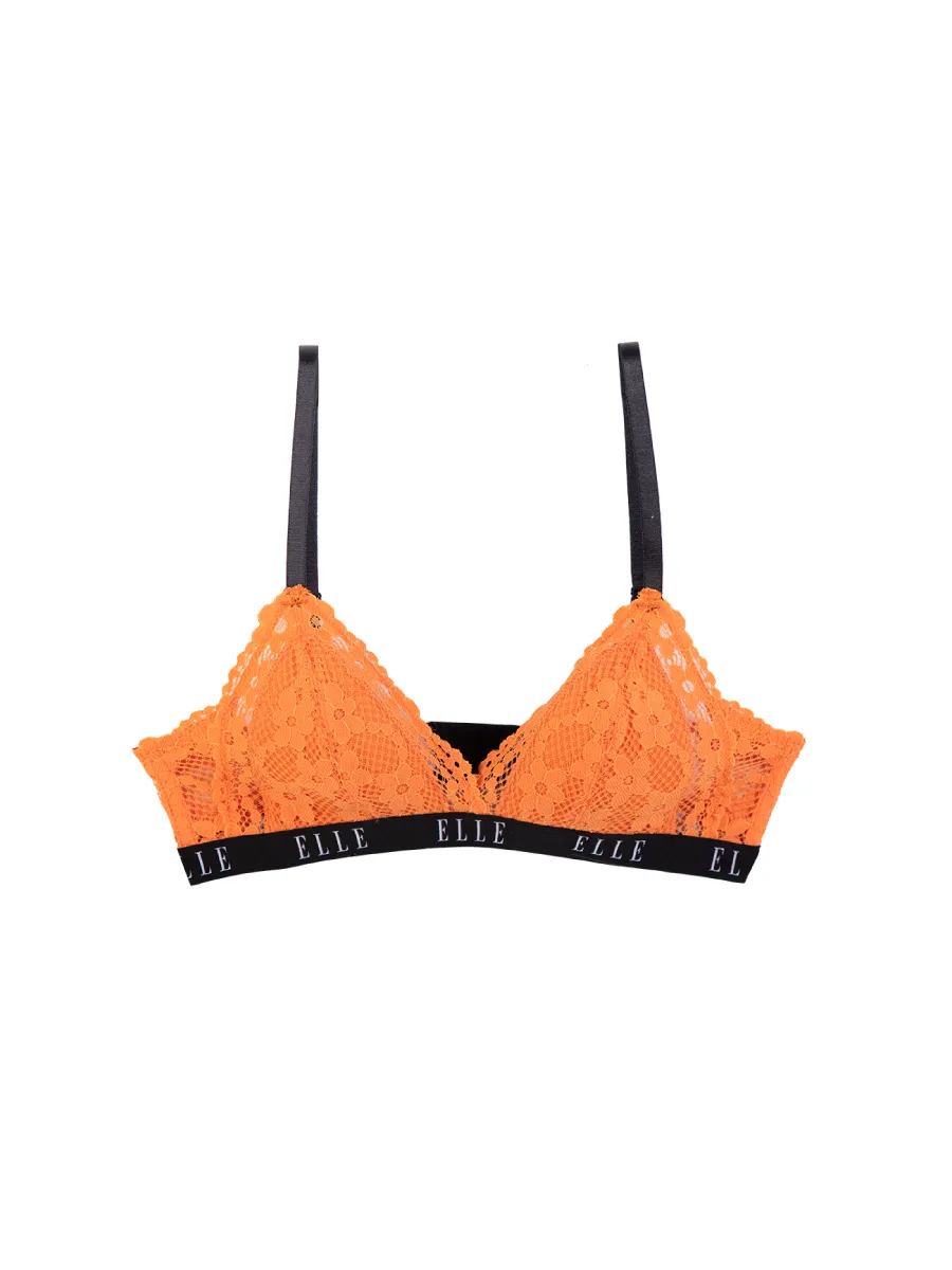 ELLE LINGERIE BRASSIERE PADDED BRA LB6719BL ORANGE Size - A70