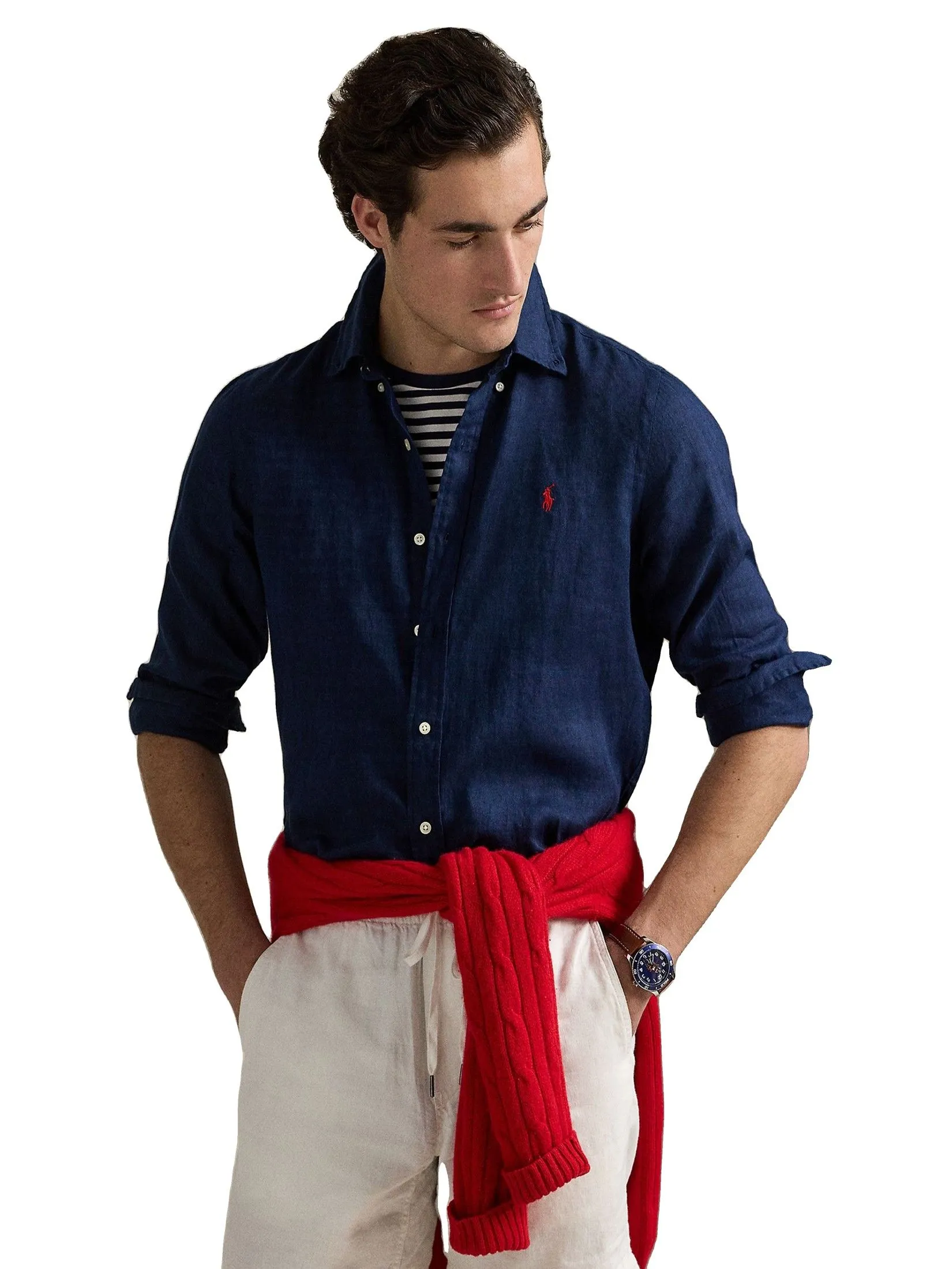 POLO RALPH LAUREN Shirt Men MNPOWOV16824118 Navy