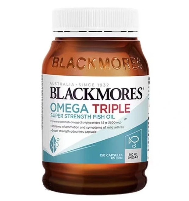 Омега-3 рыбий жир тройная Формула Blackmores 1500 мг 150 капсул