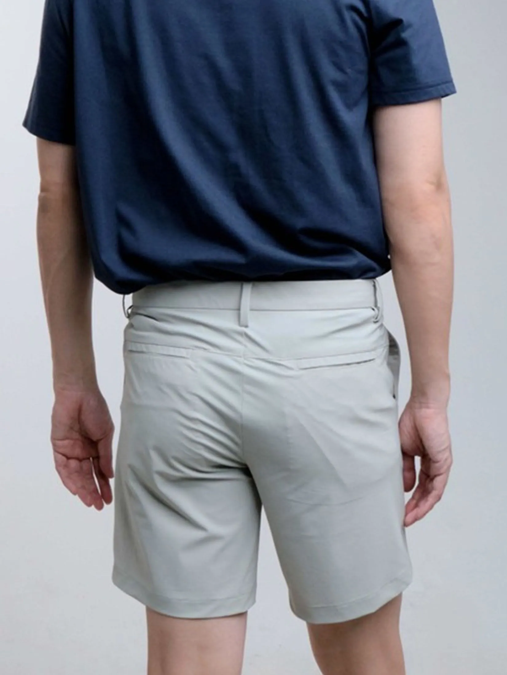 ERA-WON Men's Golf Trousers Shorts Grey