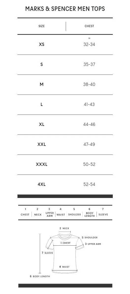 MARKS & SPENCER Men Polo Shirt Cotton Rich Open Neck Knitted Ivory