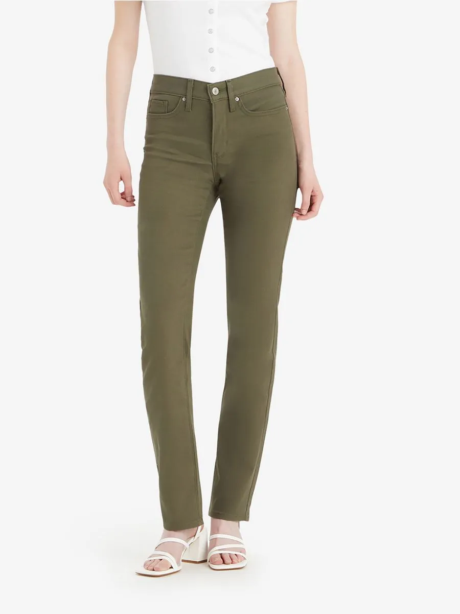 LEVI'S Women's 312 Shaping Slim Jeans Olive Night Twill